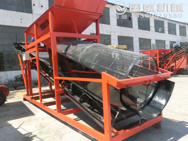 石子滾筒篩選機 石子滾筒篩選機